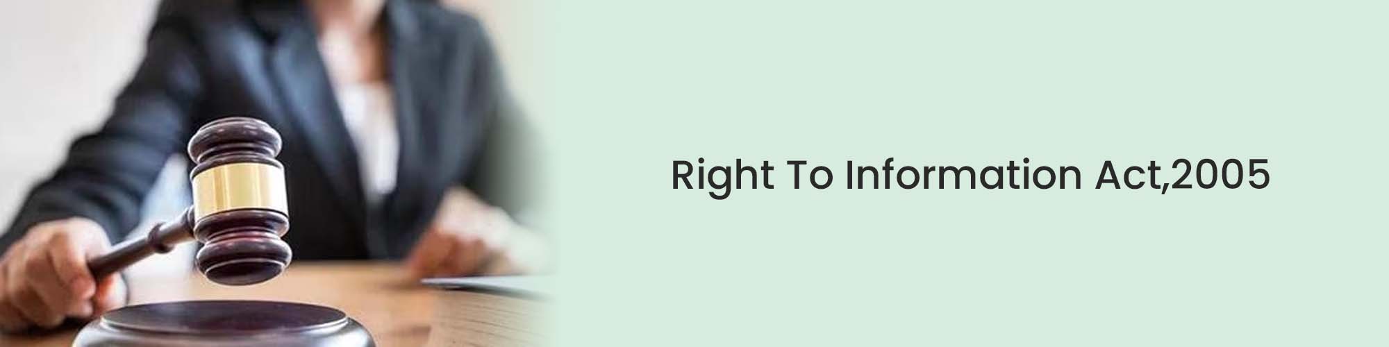 4-Right To Information Act,2005