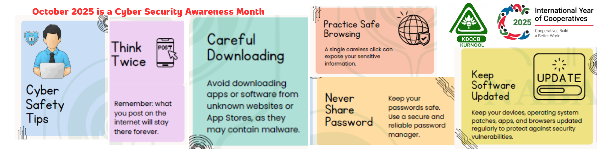 Cybersafety poster in website